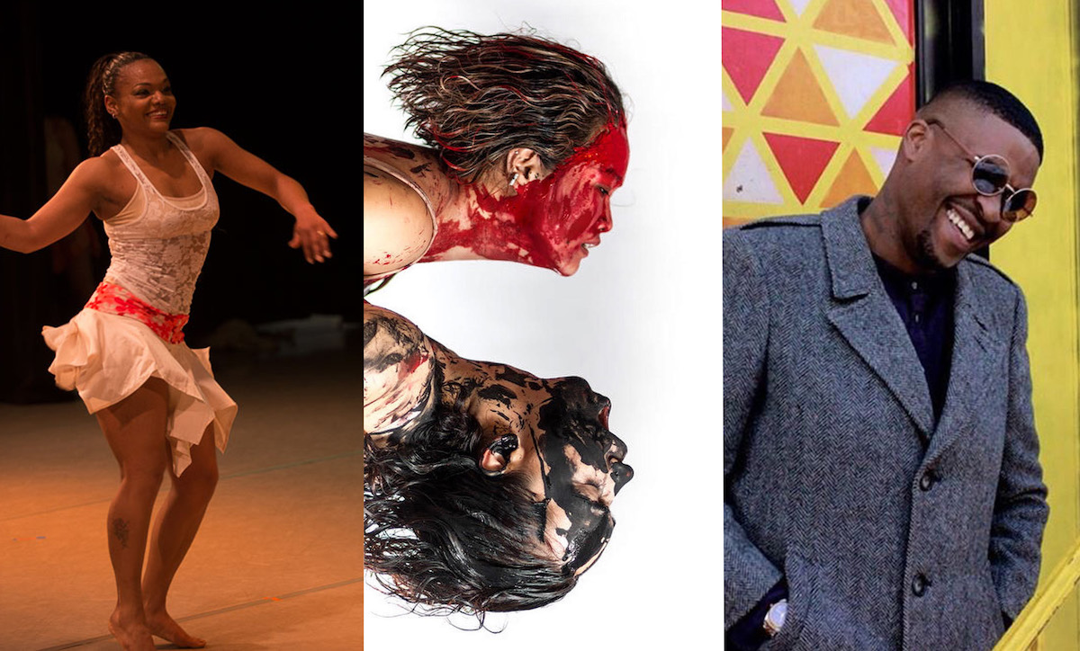 Three artists performing at the Immigrant Artistry evenet